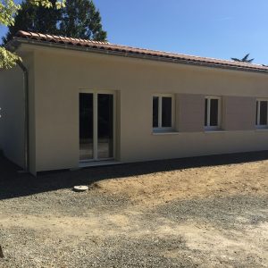 Chantier maison passive Eaunes